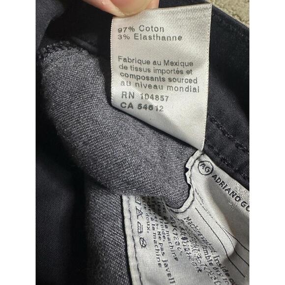 NWT AG Adriano Goldschmied Pants Men 36x34 The Graduate Tailored Leg Navy Blue - Picture 8 of 8